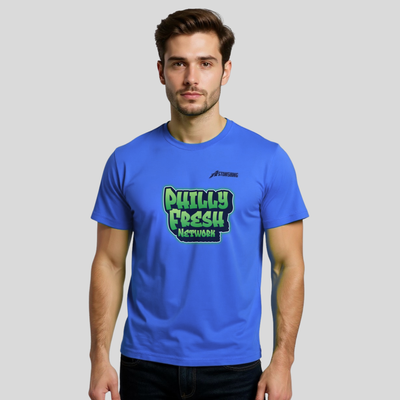 Philly Fresh Network T-Shirt | Stylish Unisex T-Shirts in Blue