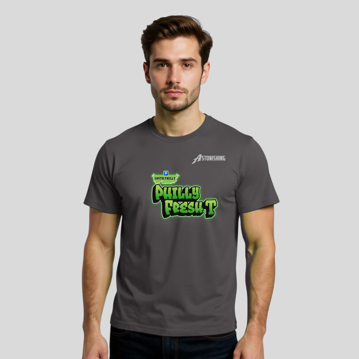 Philly Fresh T-Shirt Multi Color | South Philly  Edition | Urban Streetwear Graphic T-Shirt