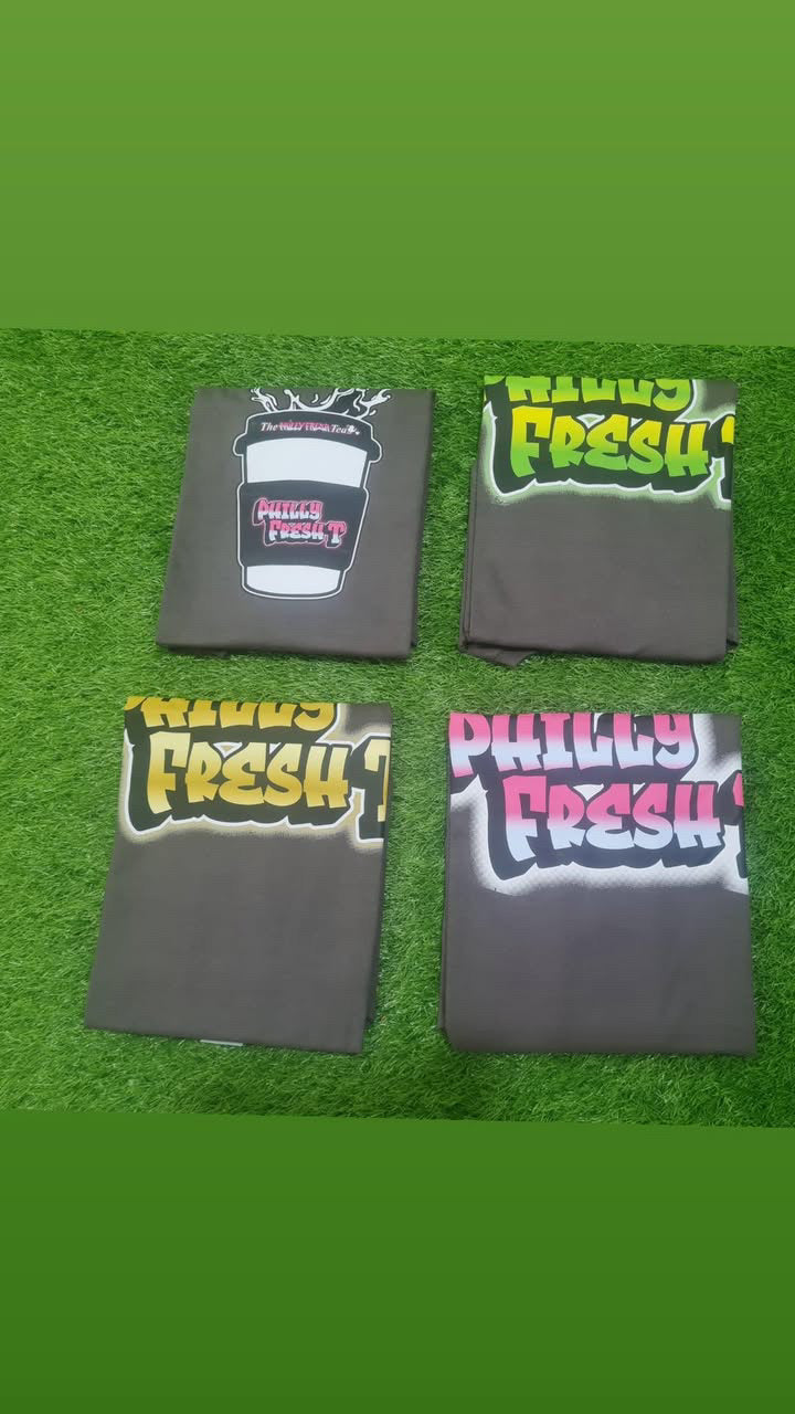 Philly Fresh T Design T-Shirt | Stylish Unisex T-Shirts in White Color
