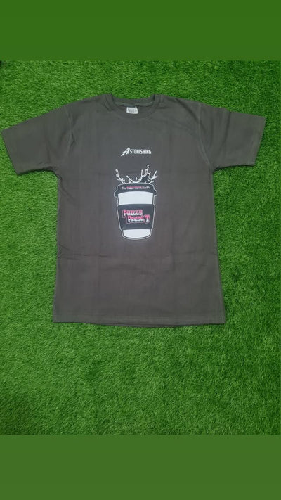 Philly Fresh T Cups Design T-Shirt | 100% Cotton with Blue color