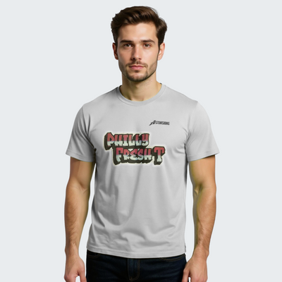 Philly Fresh T Design T-Shirt | Stylish Unisex T-Shirts in White Color